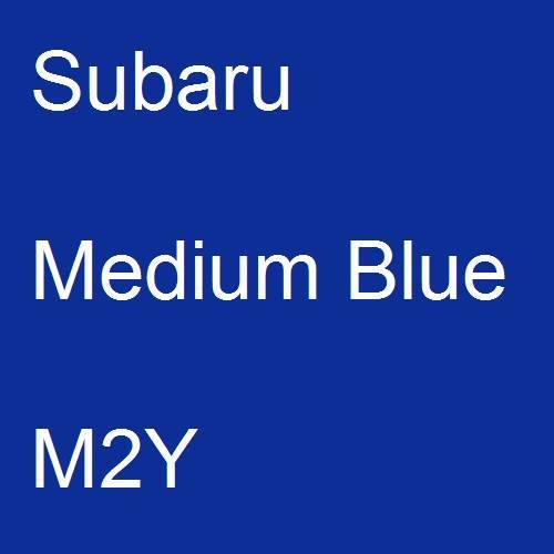 Subaru, Medium Blue, M2Y.